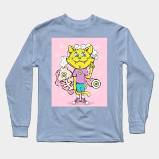 stay cat cool Long Sleeve T-Shirt